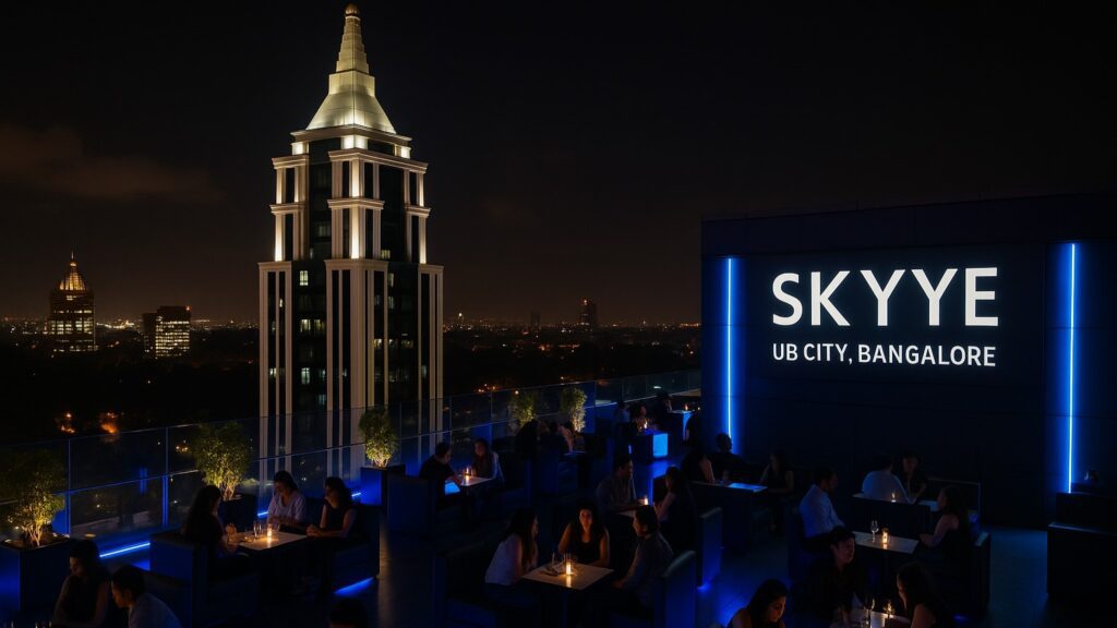 Skyye – UB Cit - scenic restaurants in India
